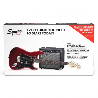 Fender Squier PK Strat HSS 15G CAR Электрогитары